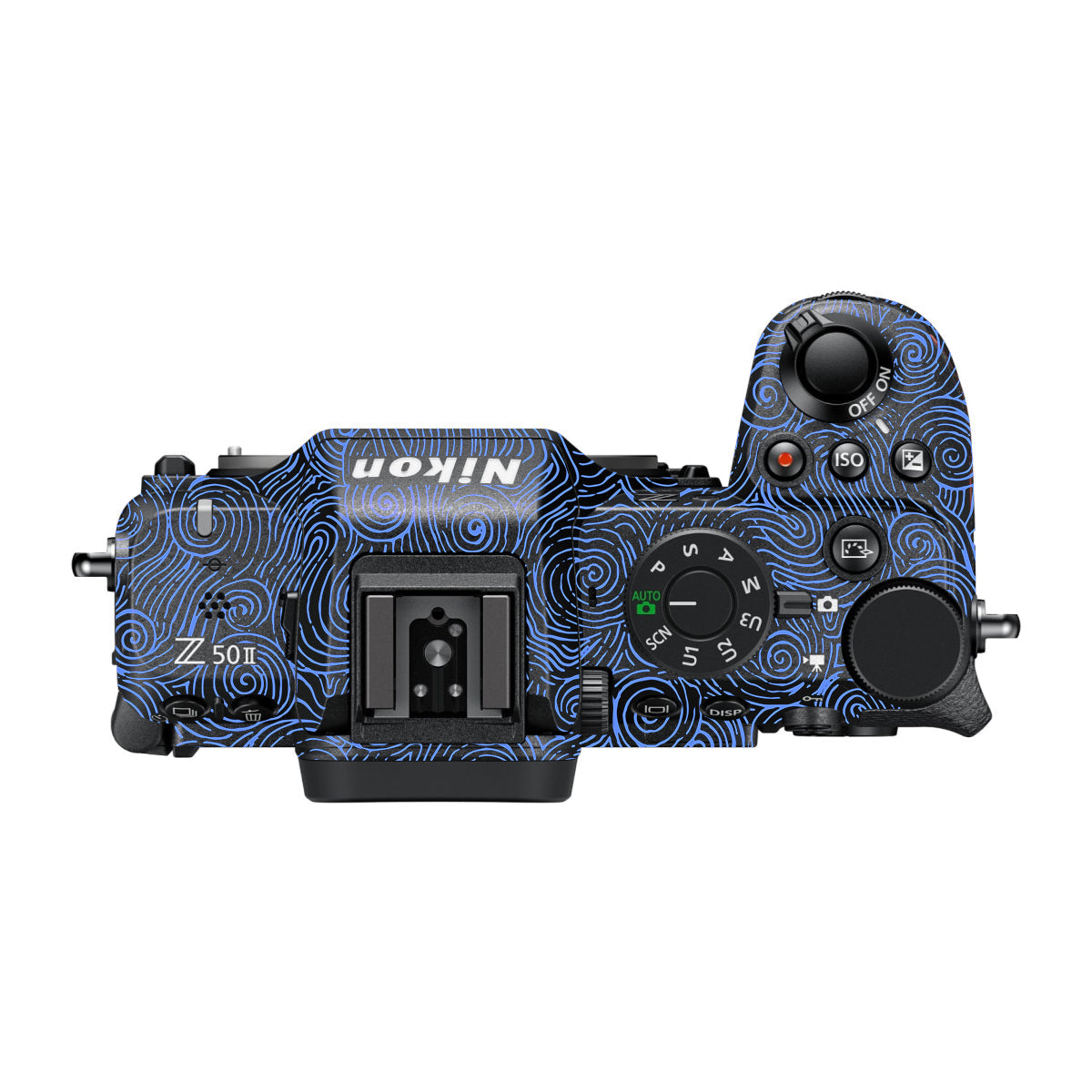 Blue Spirals Nikon Z50 II Camera Skin