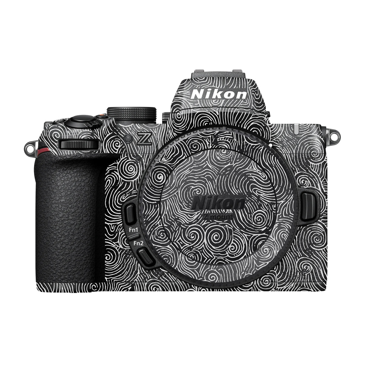 White Spirals Nikon Z50 II Camera Skin