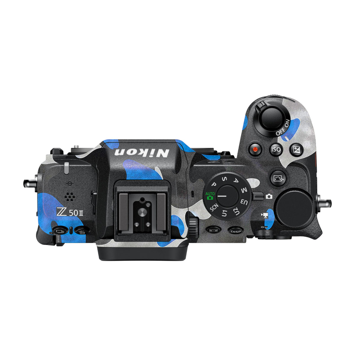 Blue Grey Camo Nikon Z50 II Camera Skin
