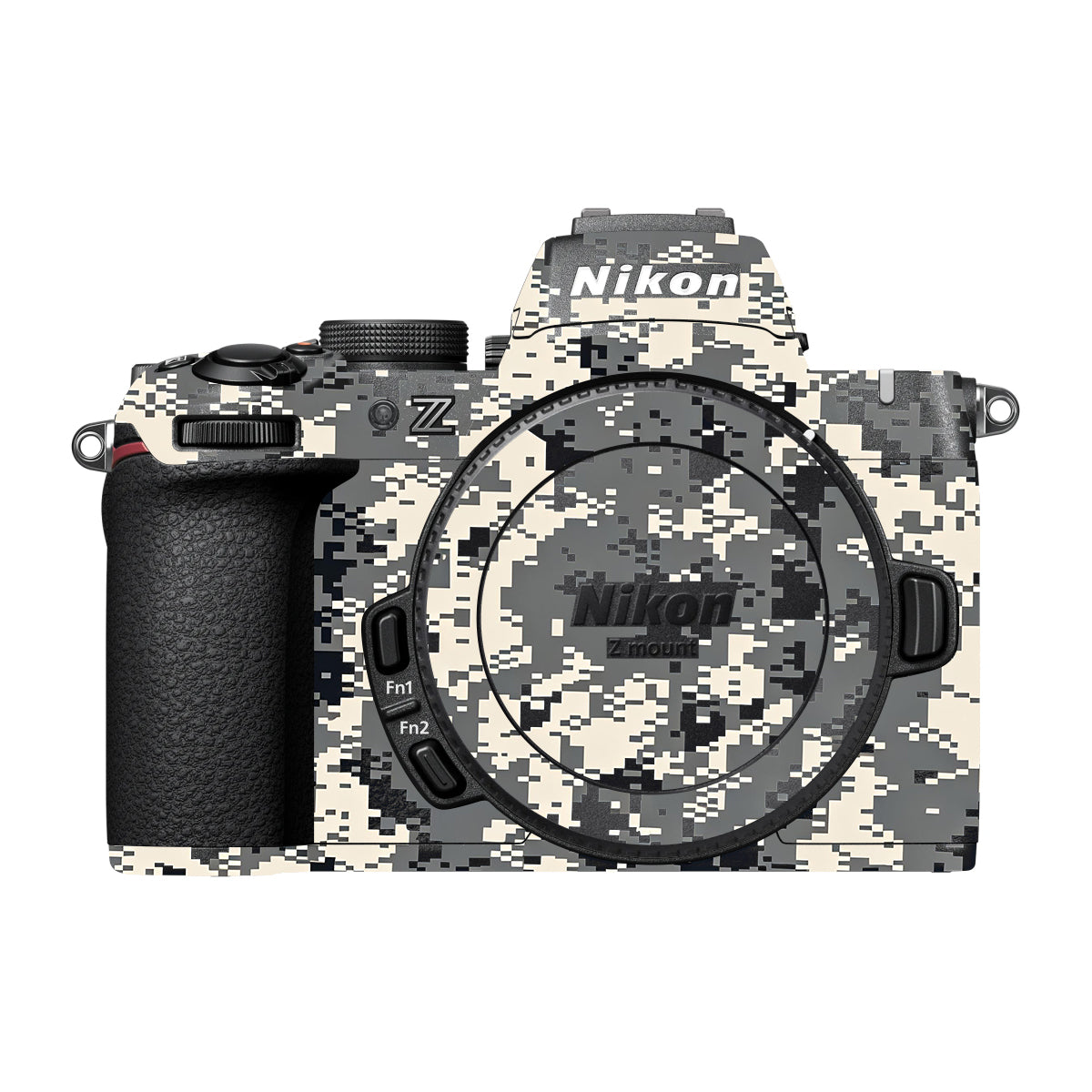 Grey Black Pixel Nikon Z50 II Camera Skin