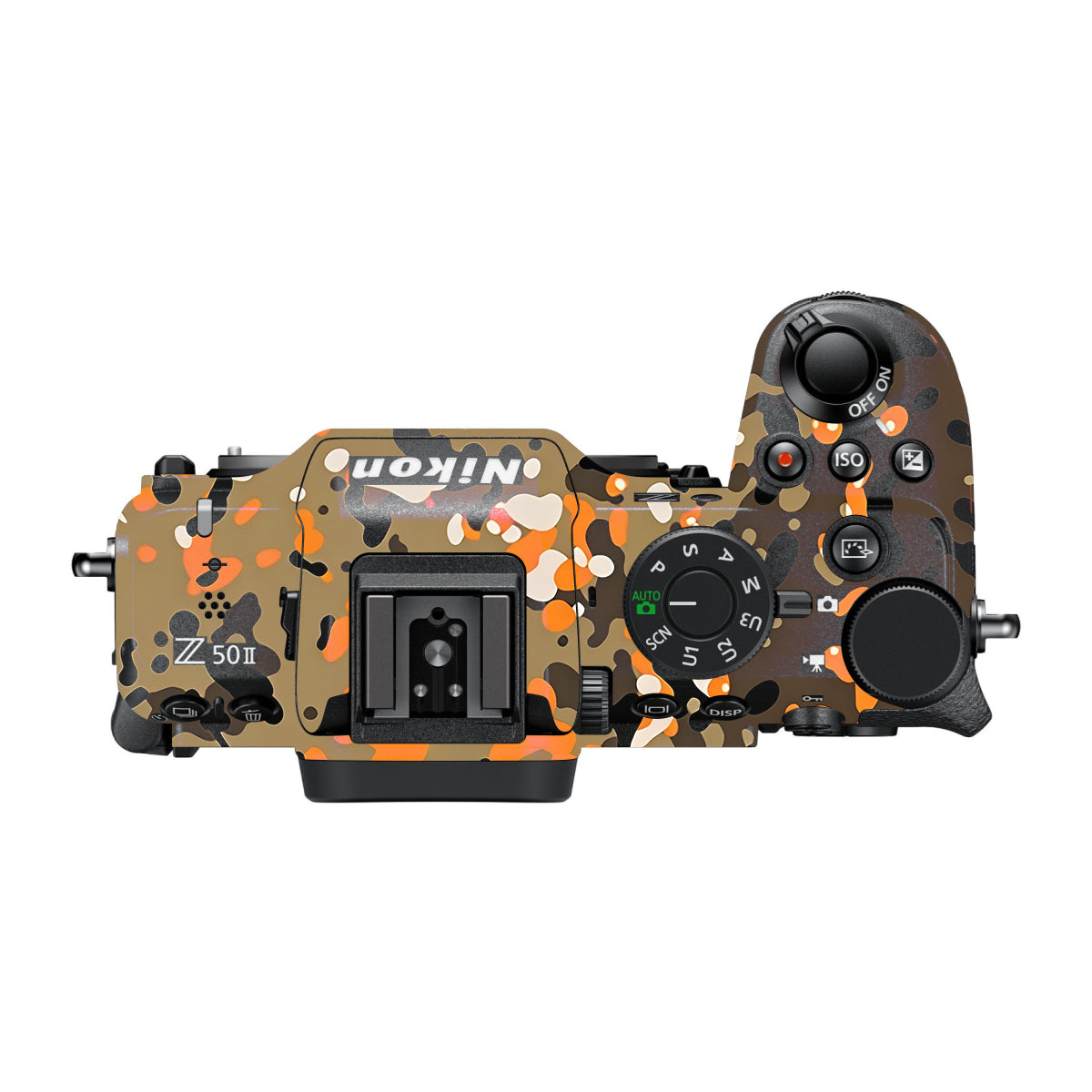 Orange Brown Spot Nikon Z50 II Camera Skin