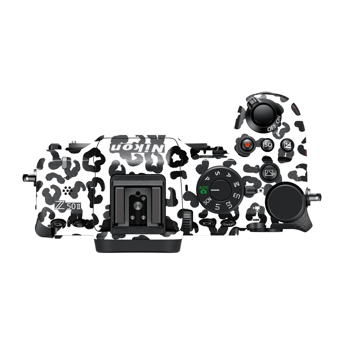 White Leopard Nikon Z50 II Camera Skin