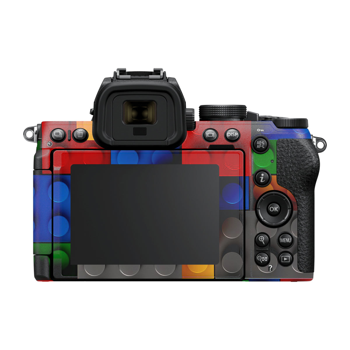 Colorful LEGO Brick Wall Pattern Nikon Z50 II Camera Skin