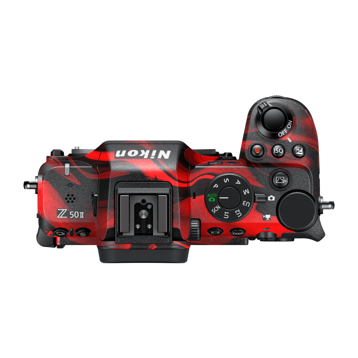 Red Lava Flow Nikon Z50 II Camera Skin