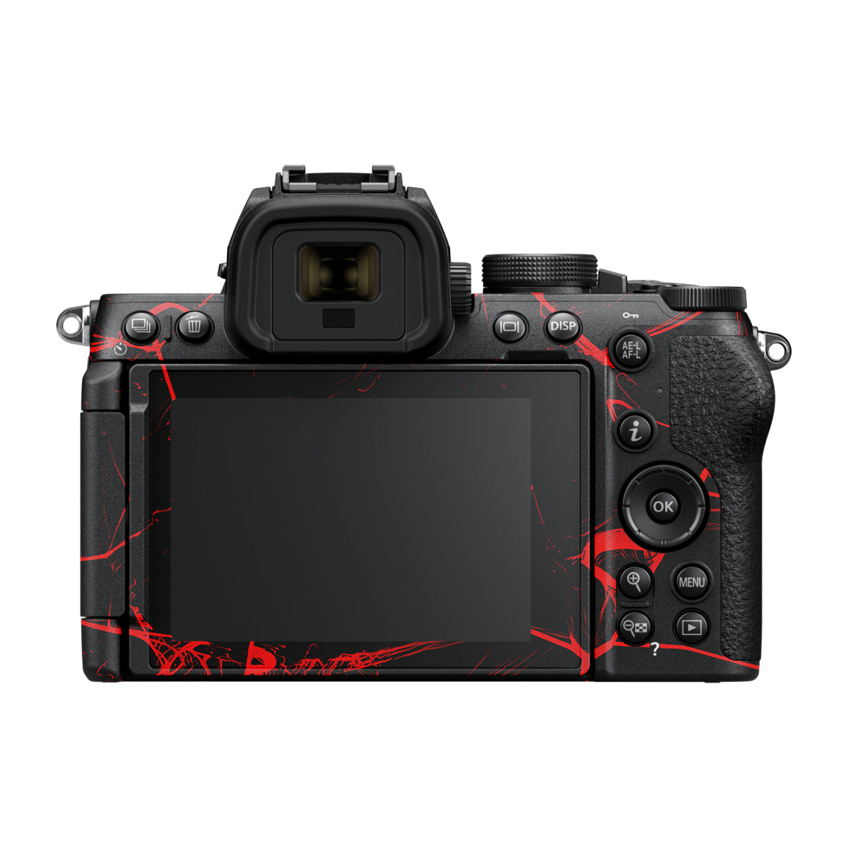 Red Neural Grid Nikon Z50 II Camera Skin