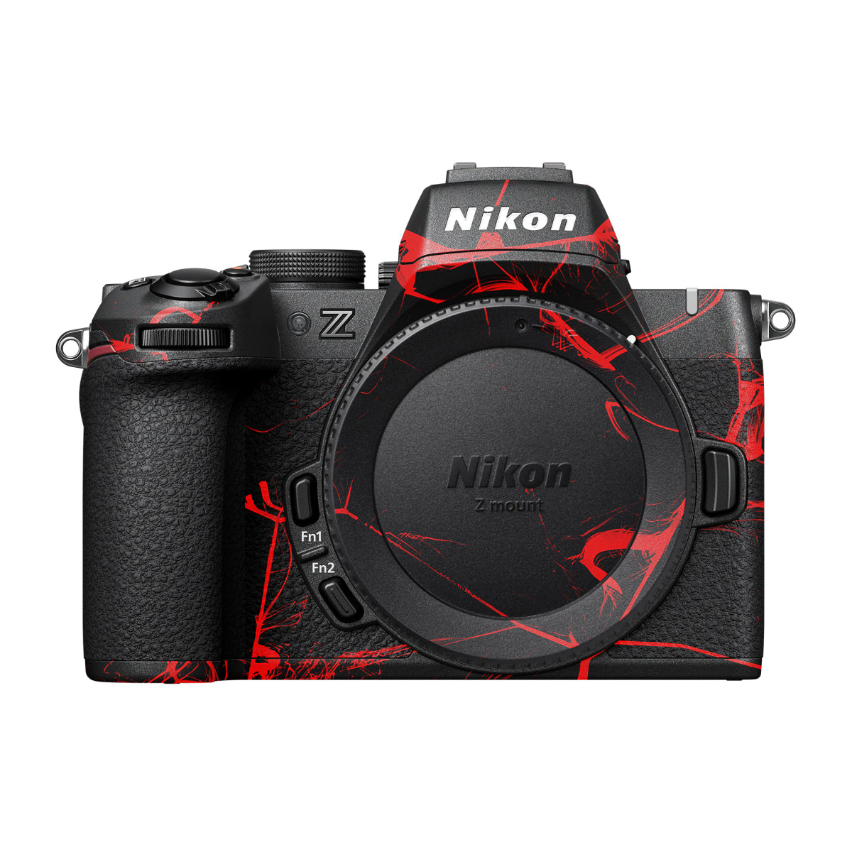 Red Neural Grid Nikon Z50 II Camera Skin