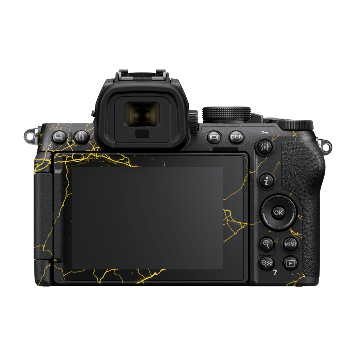 Electric Gold Veins Nikon Z50 II Camera Skin