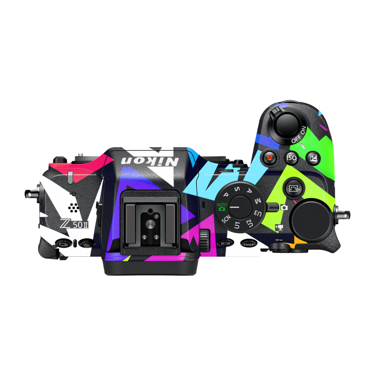 Bold Geometric Pop Nikon Z50 II Camera Skin