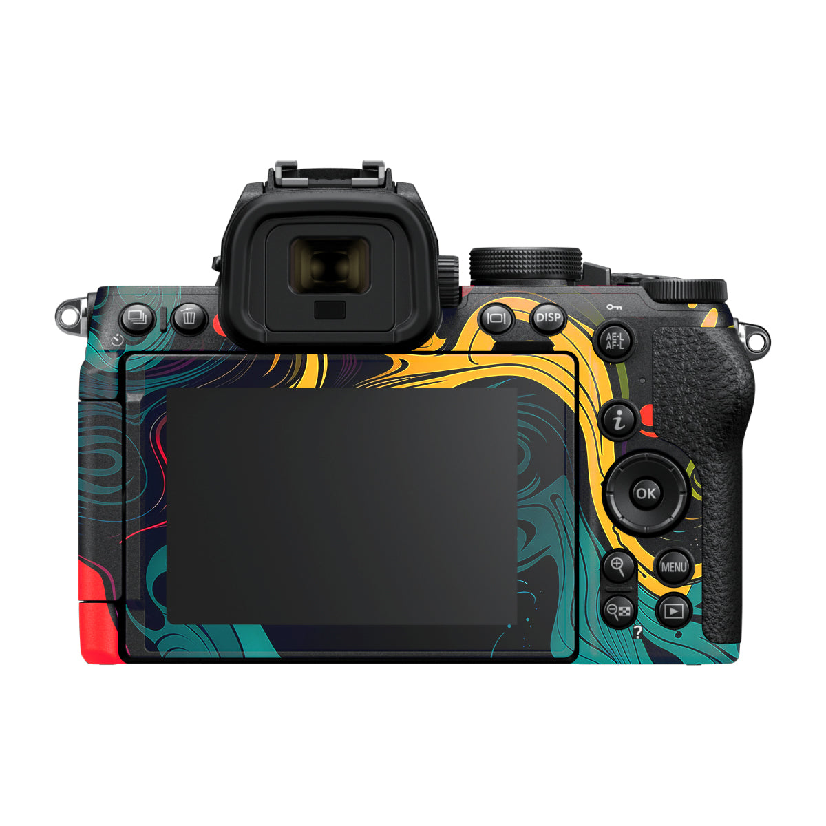 Psychedelic Color Swirl Nikon Z50 II Camera Skin