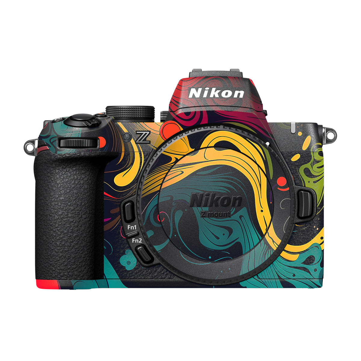 Psychedelic Color Swirl Nikon Z50 II Camera Skin
