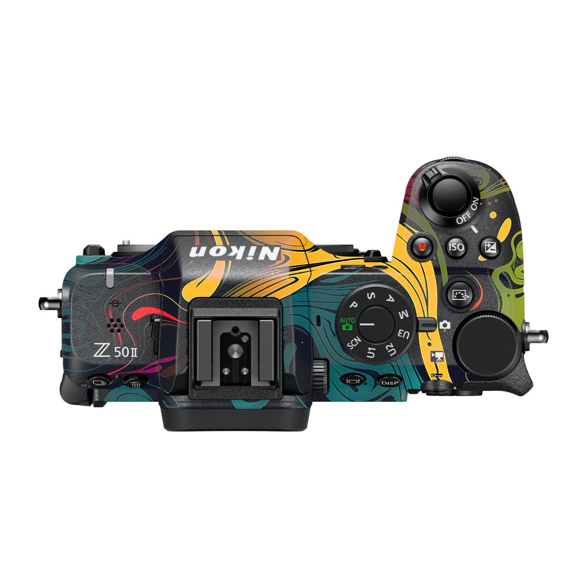 Psychedelic Color Swirl Nikon Z50 II Camera Skin