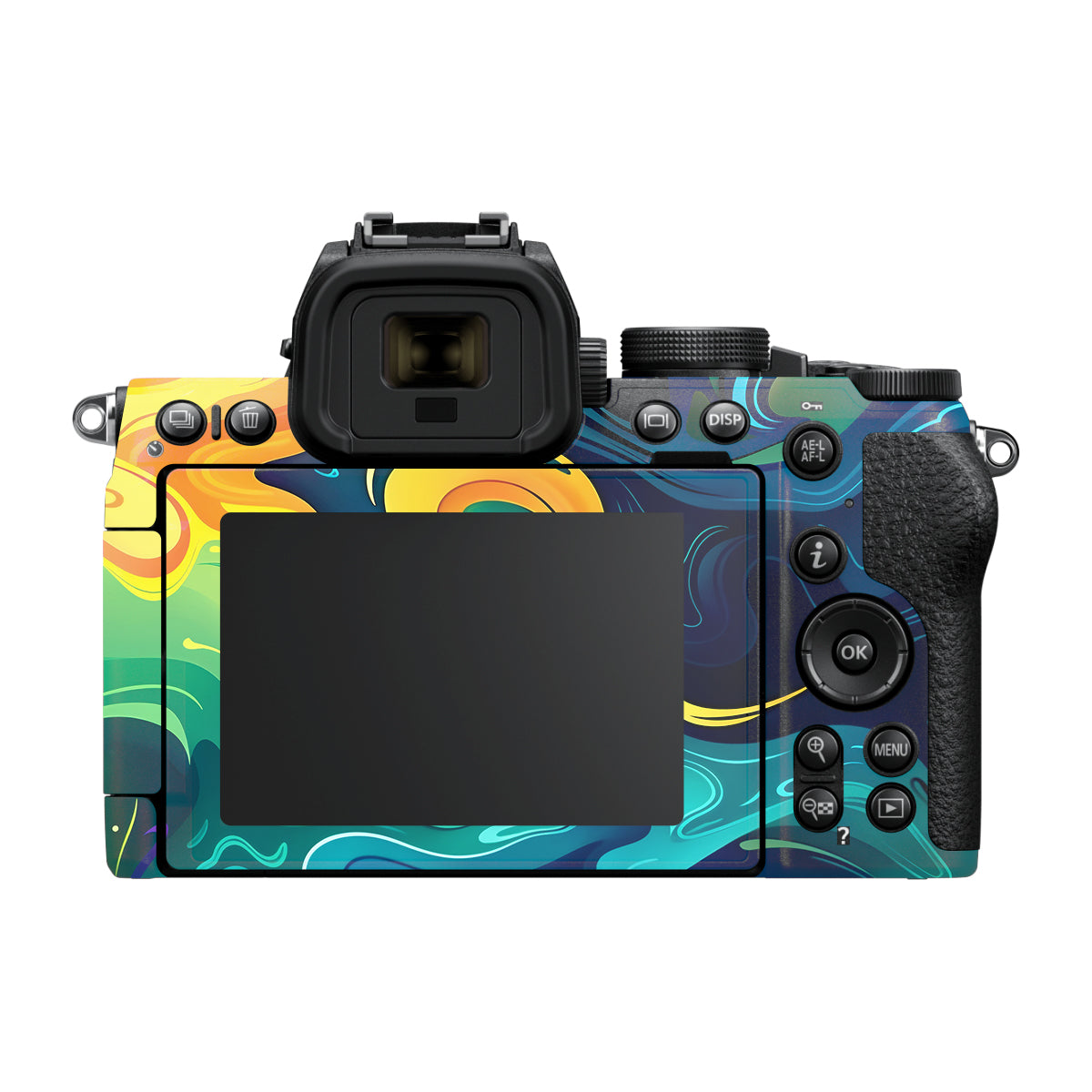 Rainbow Liquid Fusion Nikon Z50 II Camera Skin