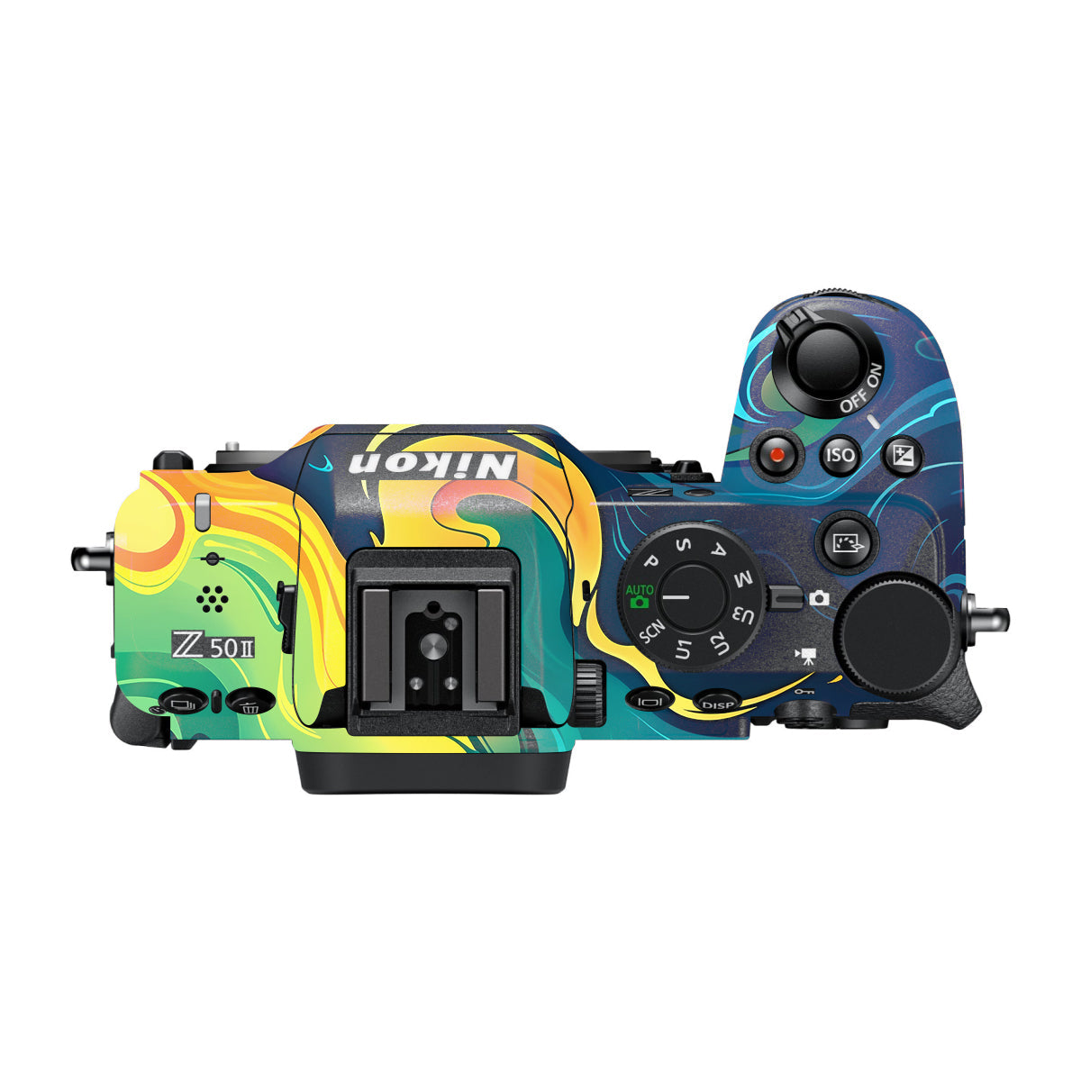 Rainbow Liquid Fusion Nikon Z50 II Camera Skin