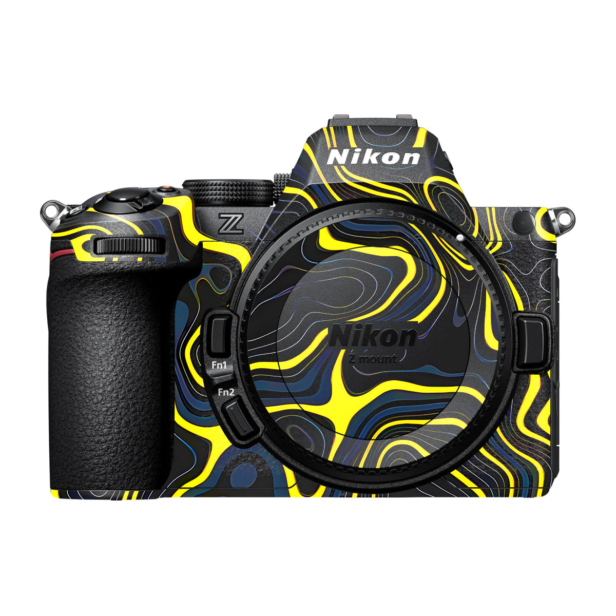 Neon Lava Contours Nikon Z5 II Camera Skin