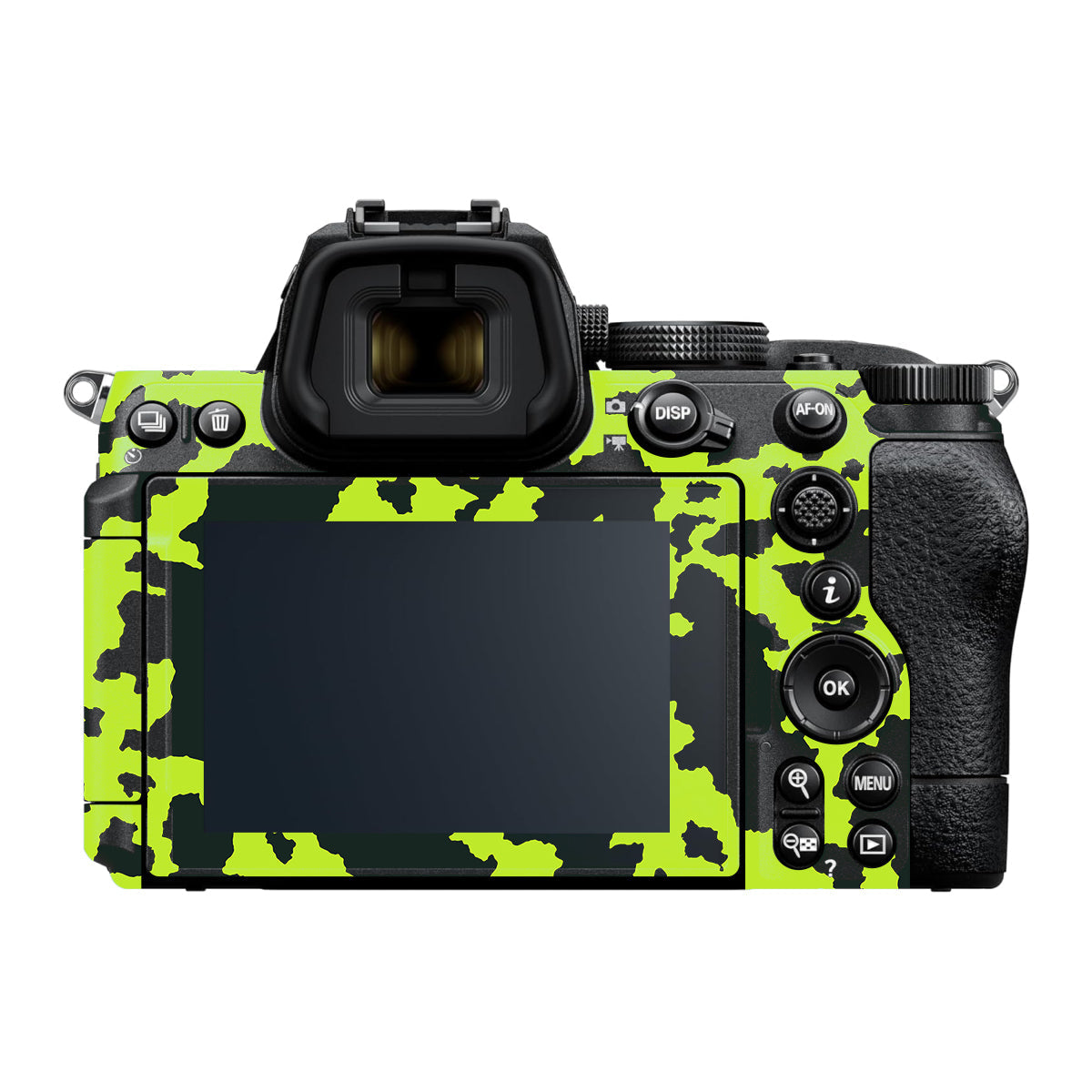 Neon Green Splatter Nikon Z5 II Camera Skin