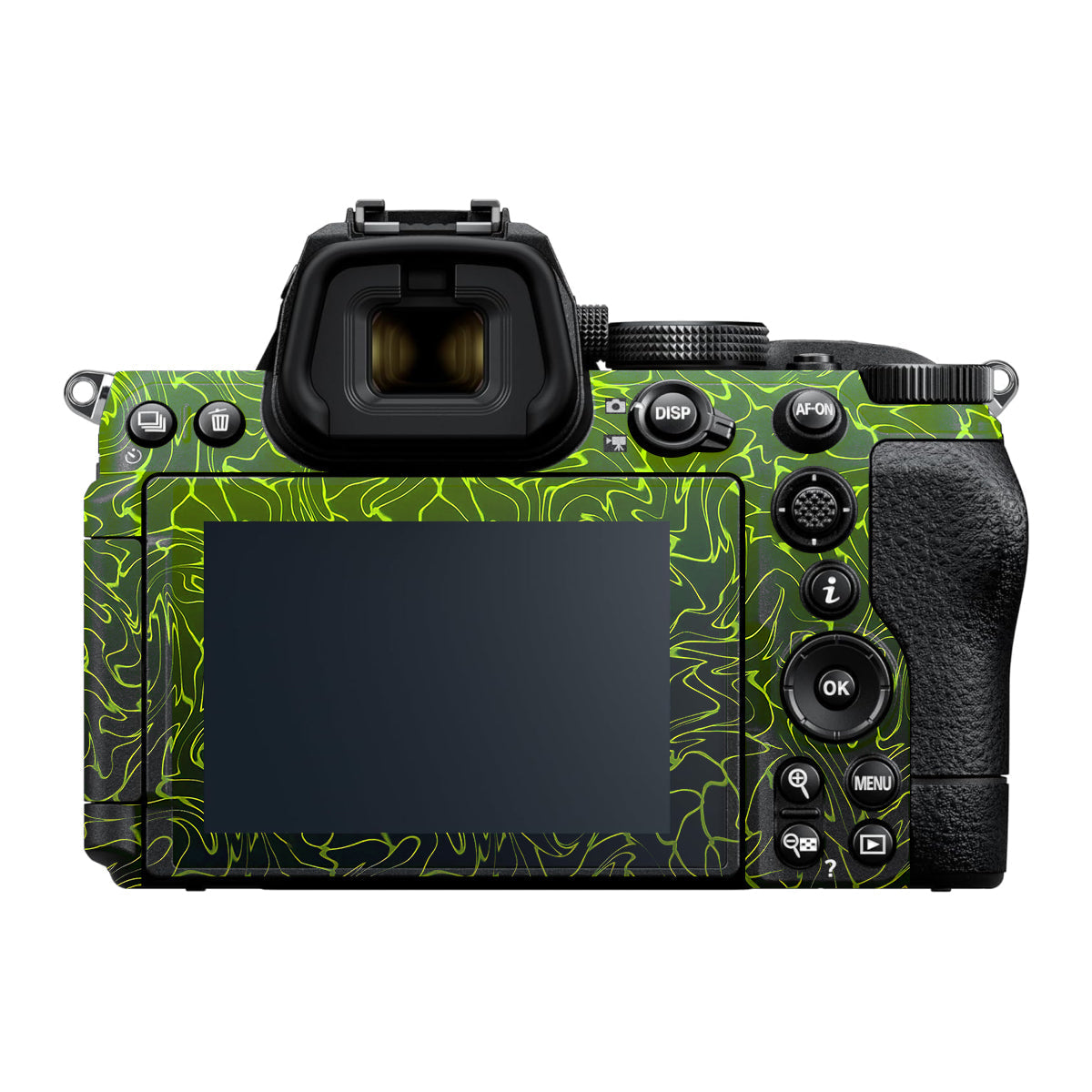 Lime Yellow to Black Gradient Nikon Z5 II Camera Skin
