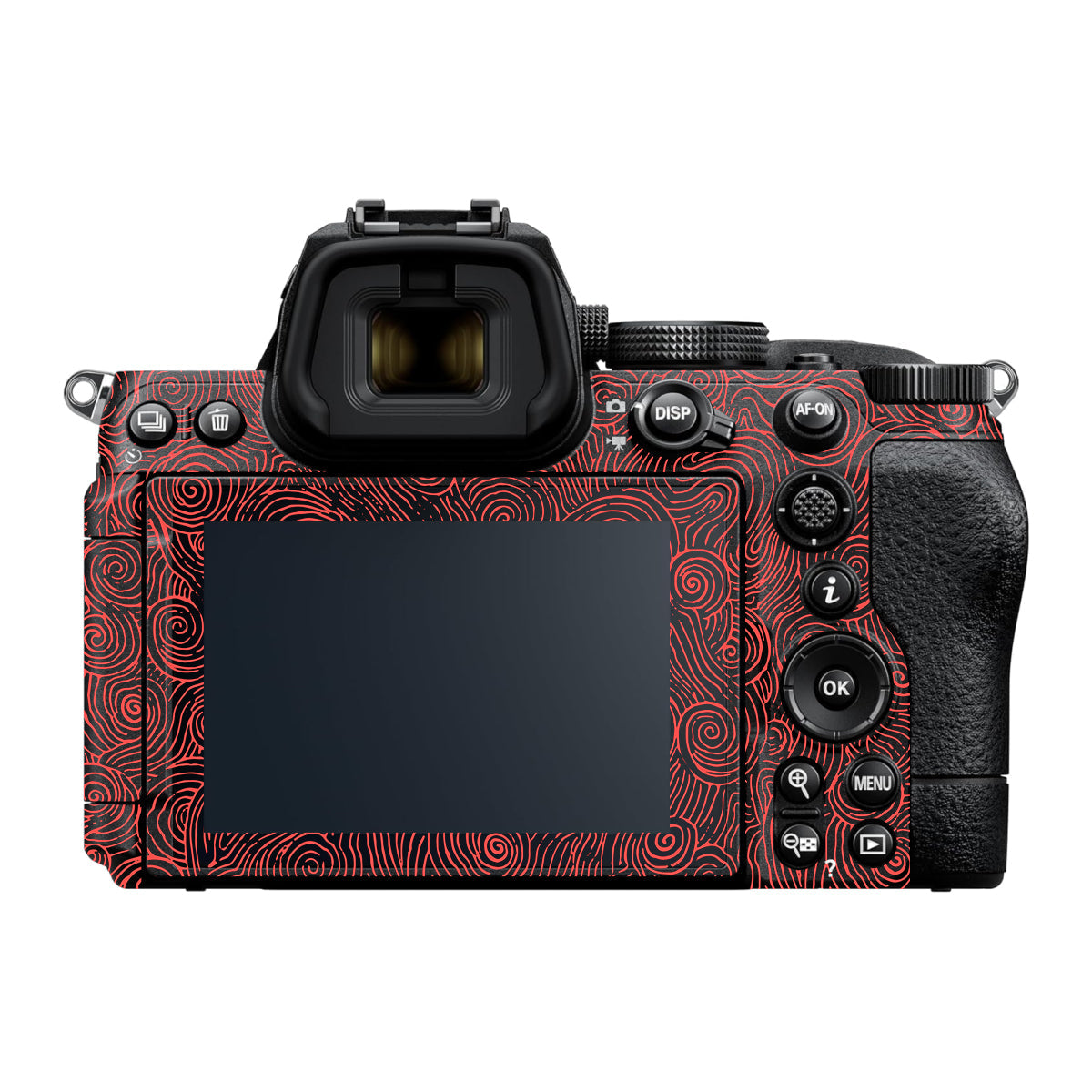 Red Spirals Nikon Z5 II Camera Skin