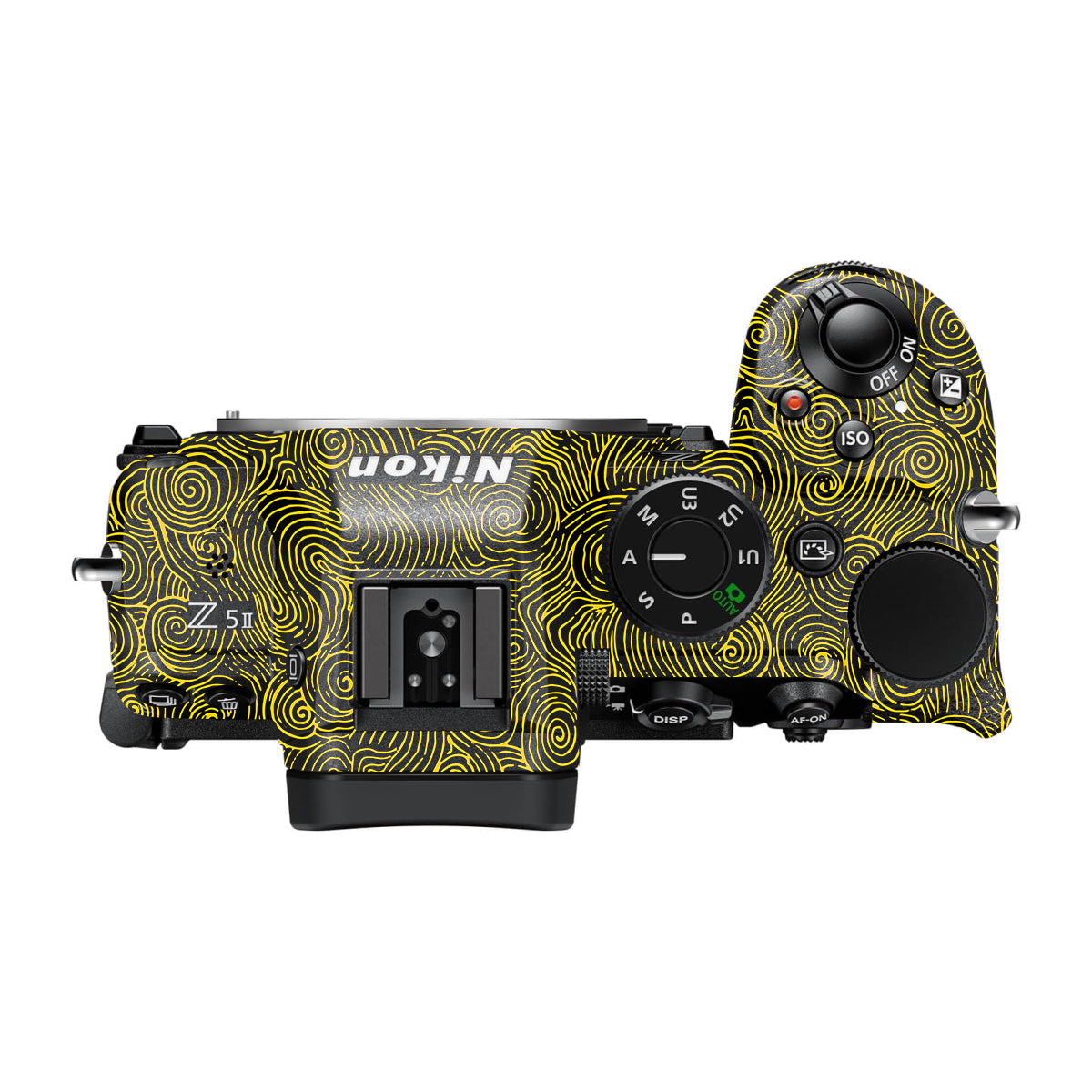 Yellow Spirals Nikon Z5 II Camera Skin