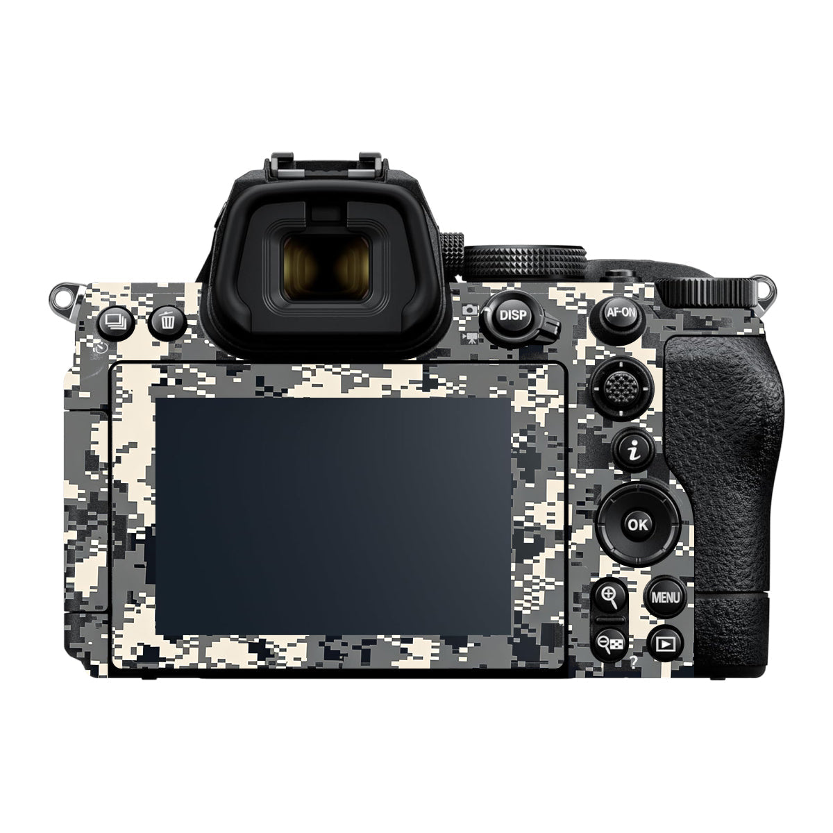 Grey Black Pixel Nikon Z5 II Camera Skin