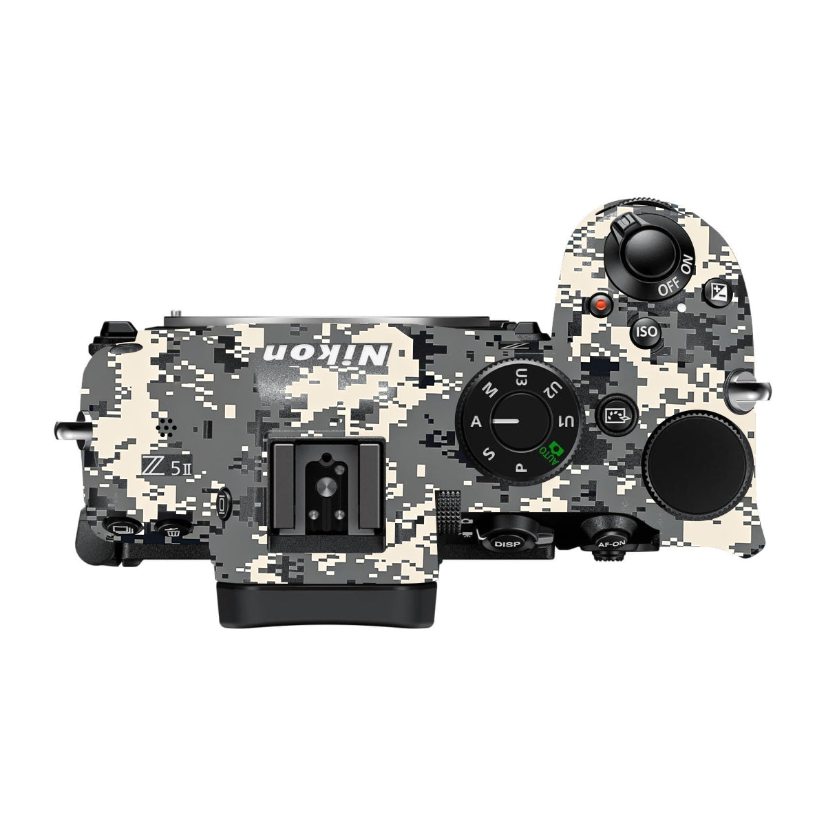 Grey Black Pixel Nikon Z5 II Camera Skin