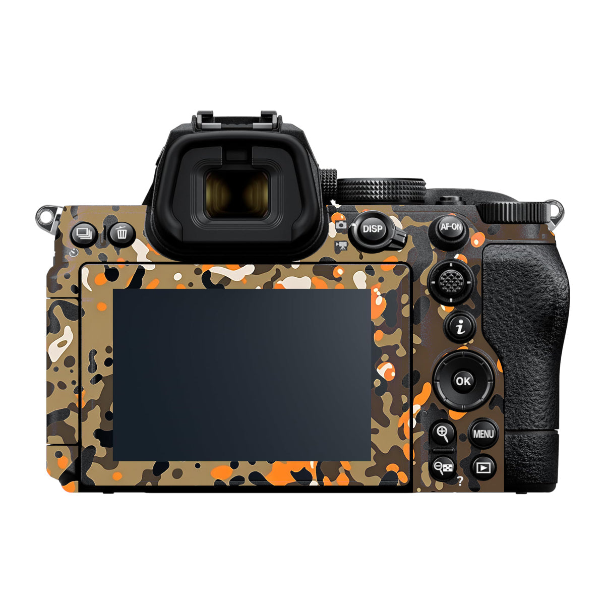 Orange Brown Spot Nikon Z5 II Camera Skin