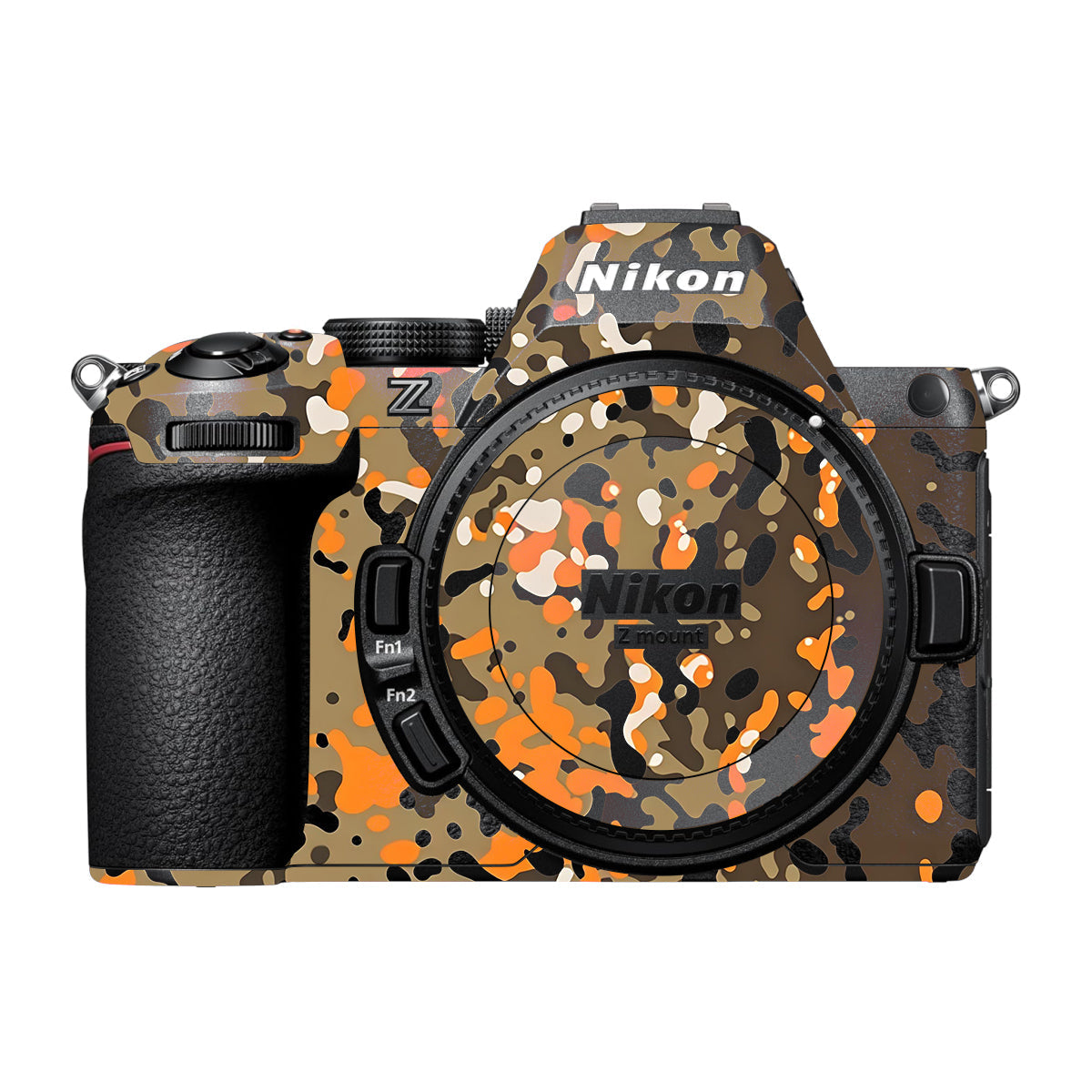 Orange Brown Spot Nikon Z5 II Camera Skin