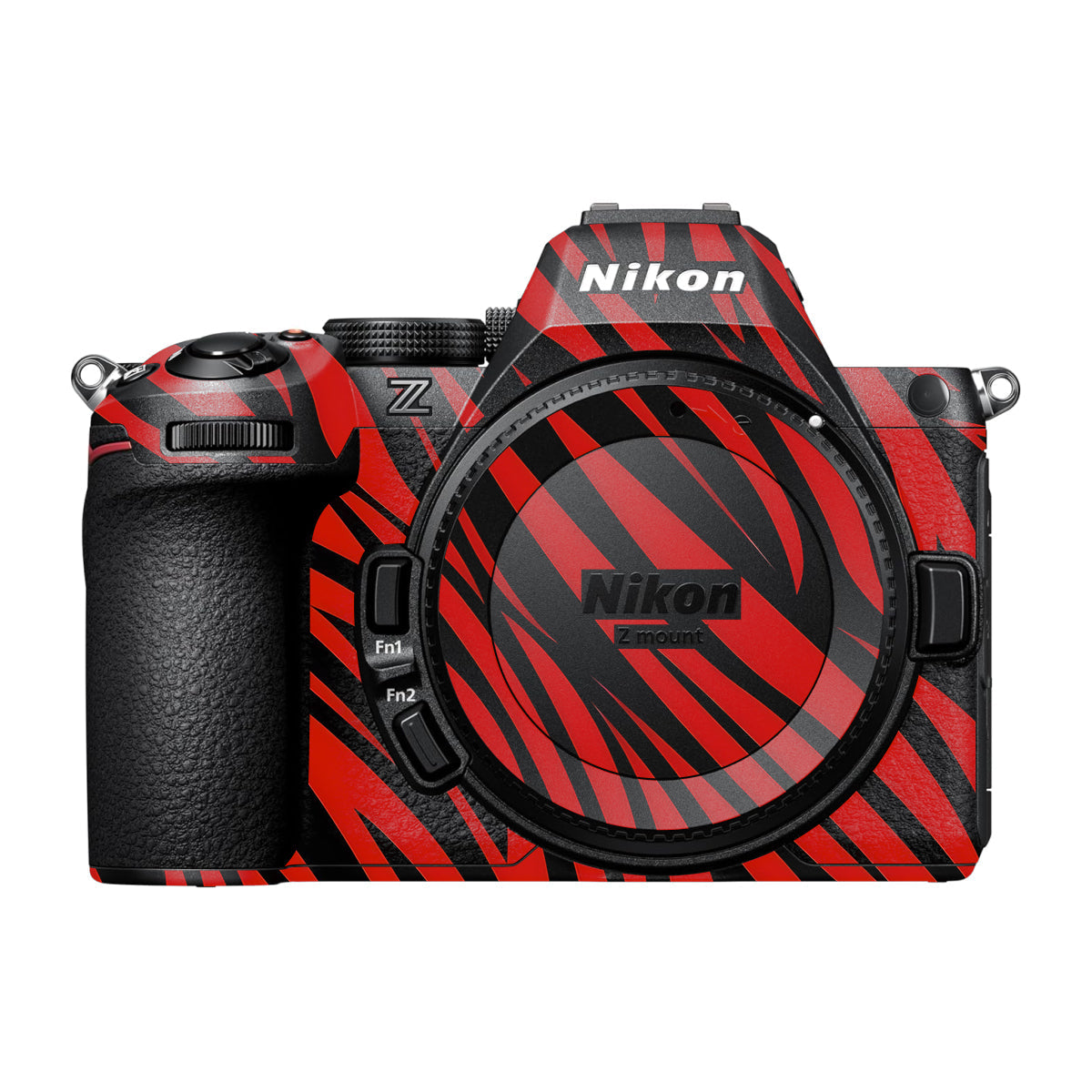 Red and Black Stripes Nikon Z5 II Camera Skin