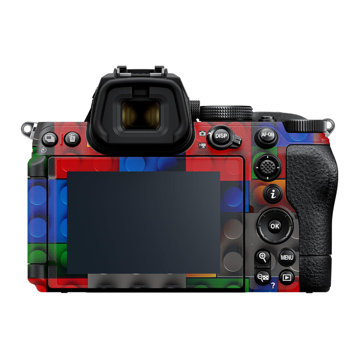 Colorful LEGO Brick Wall Pattern Nikon Z5 II Camera Skin