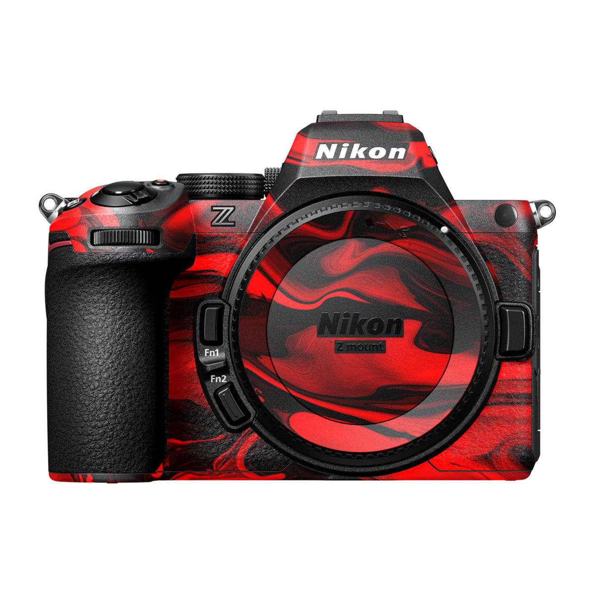 Red Lava Flow Nikon Z5 II Camera Skin