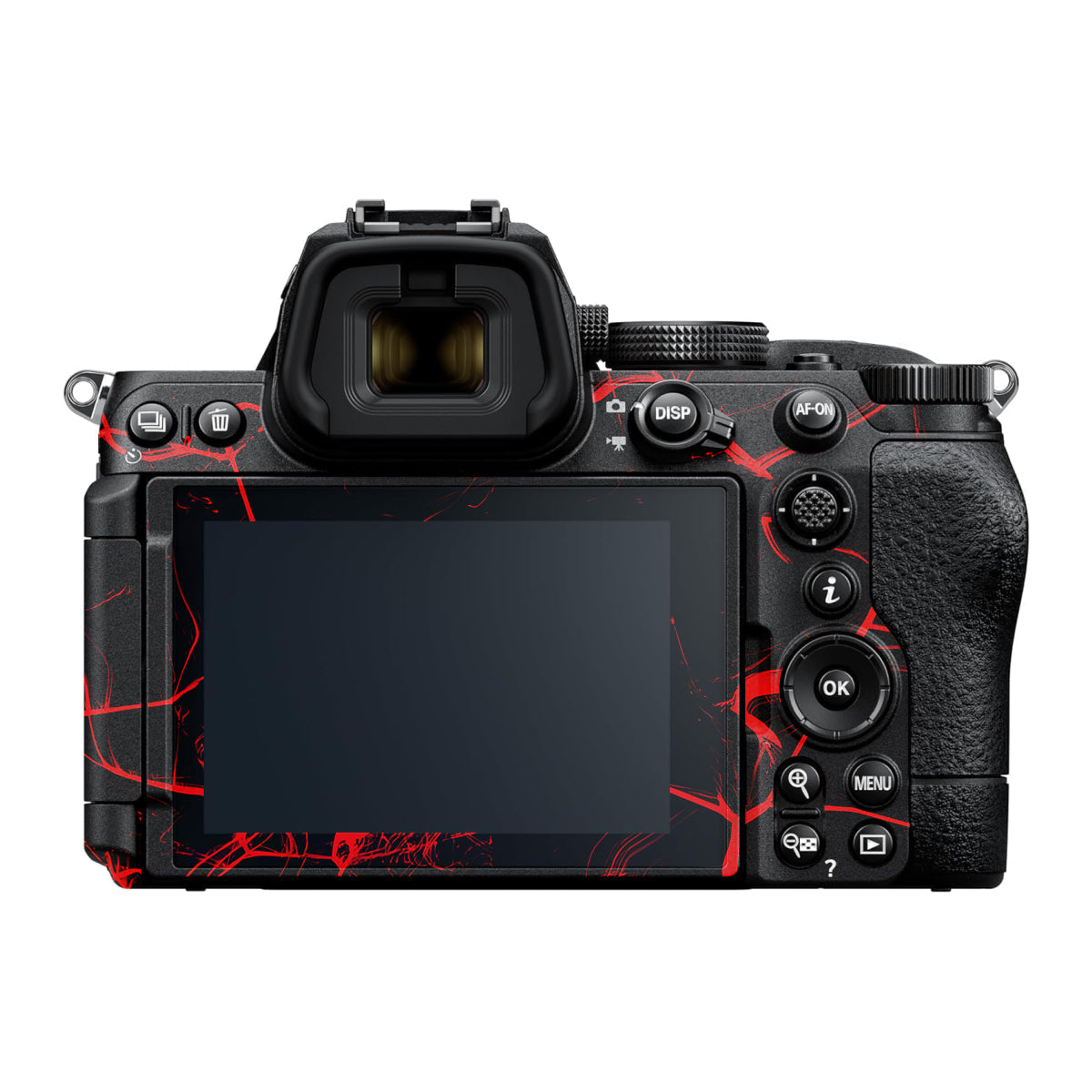 Red Neural Grid Nikon Z5 II Camera Skin