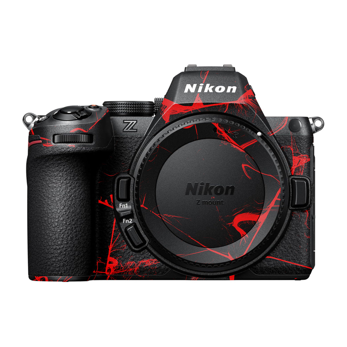 Red Neural Grid Nikon Z5 II Camera Skin