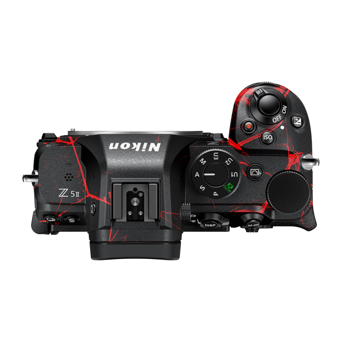 Red Neural Grid Nikon Z5 II Camera Skin