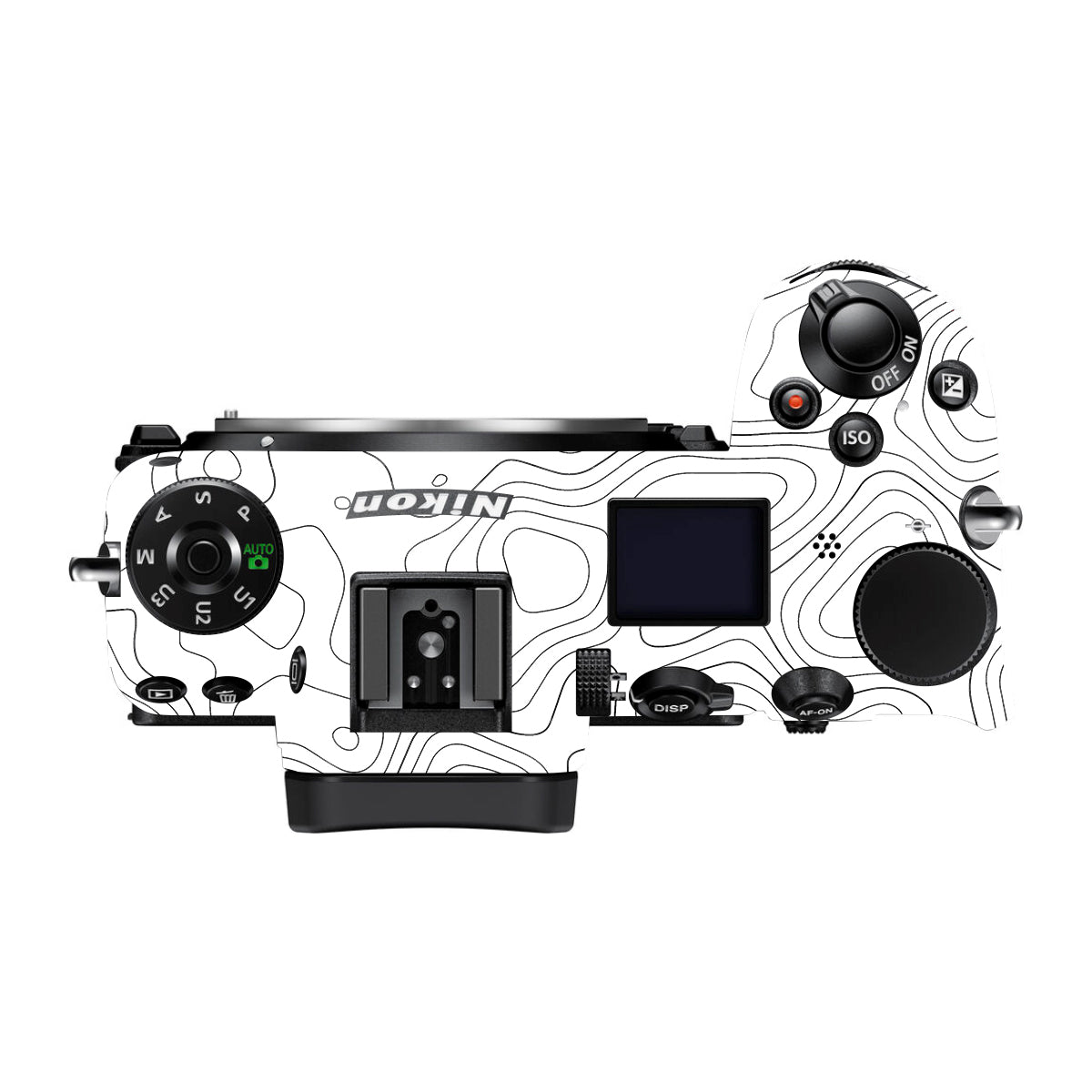 White Contour Design Nikon Z6 Camera Skin
