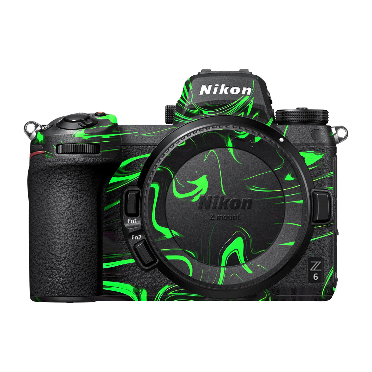 Green Liquid Pattern Nikon Z6 Camera Skin