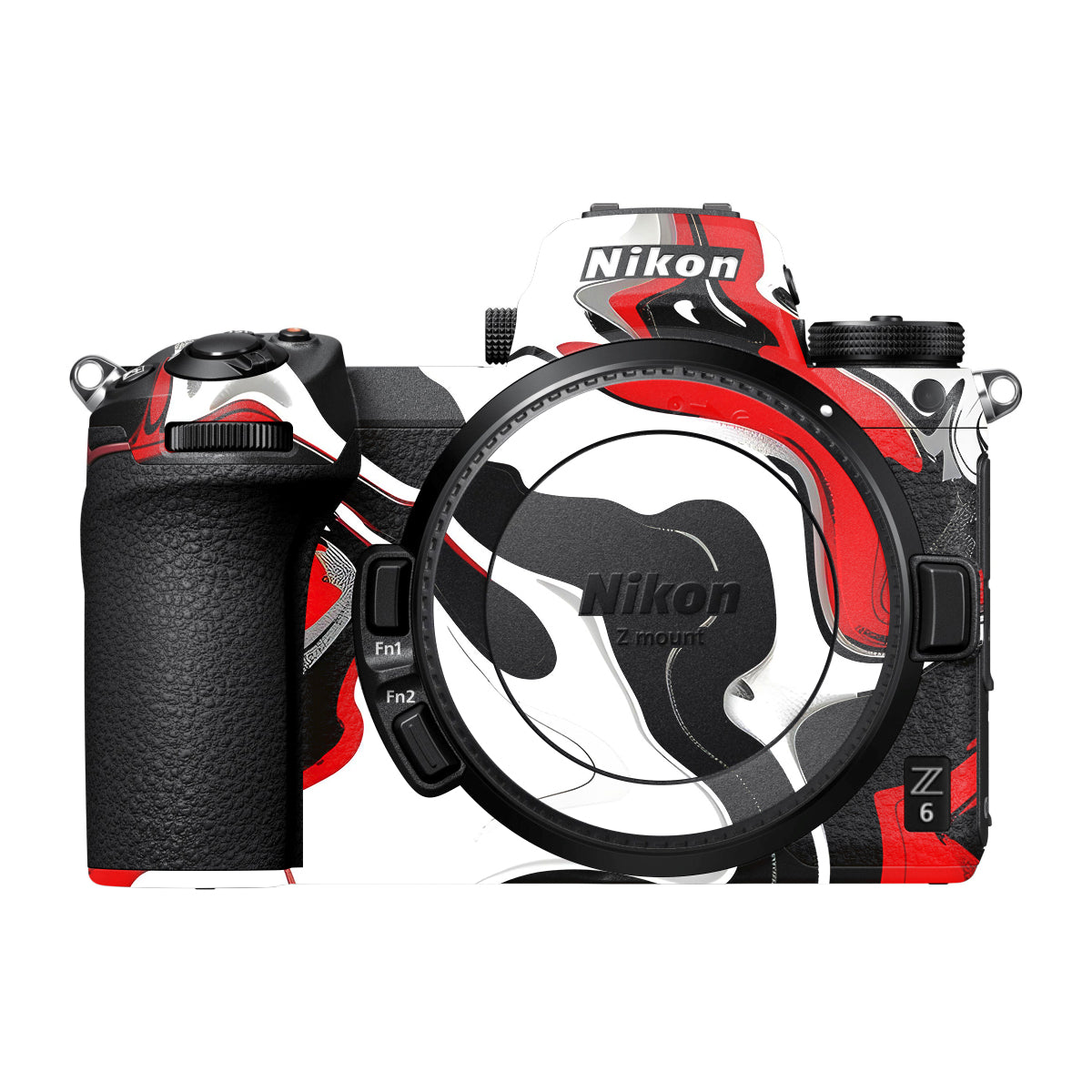 Scarlet and White Motion Nikon Z6 Camera Skin