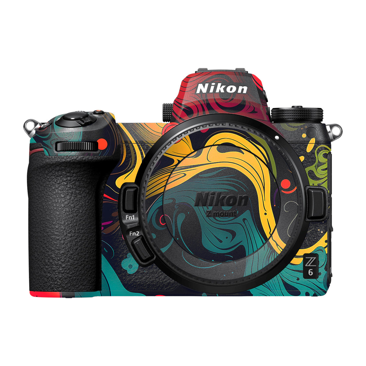 Psychedelic Color Swirl Nikon Z6 Camera Skin