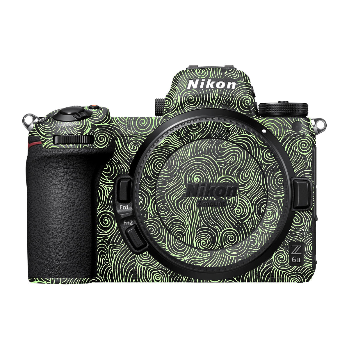 Green Spirals Nikon Z6 II Camera Skin