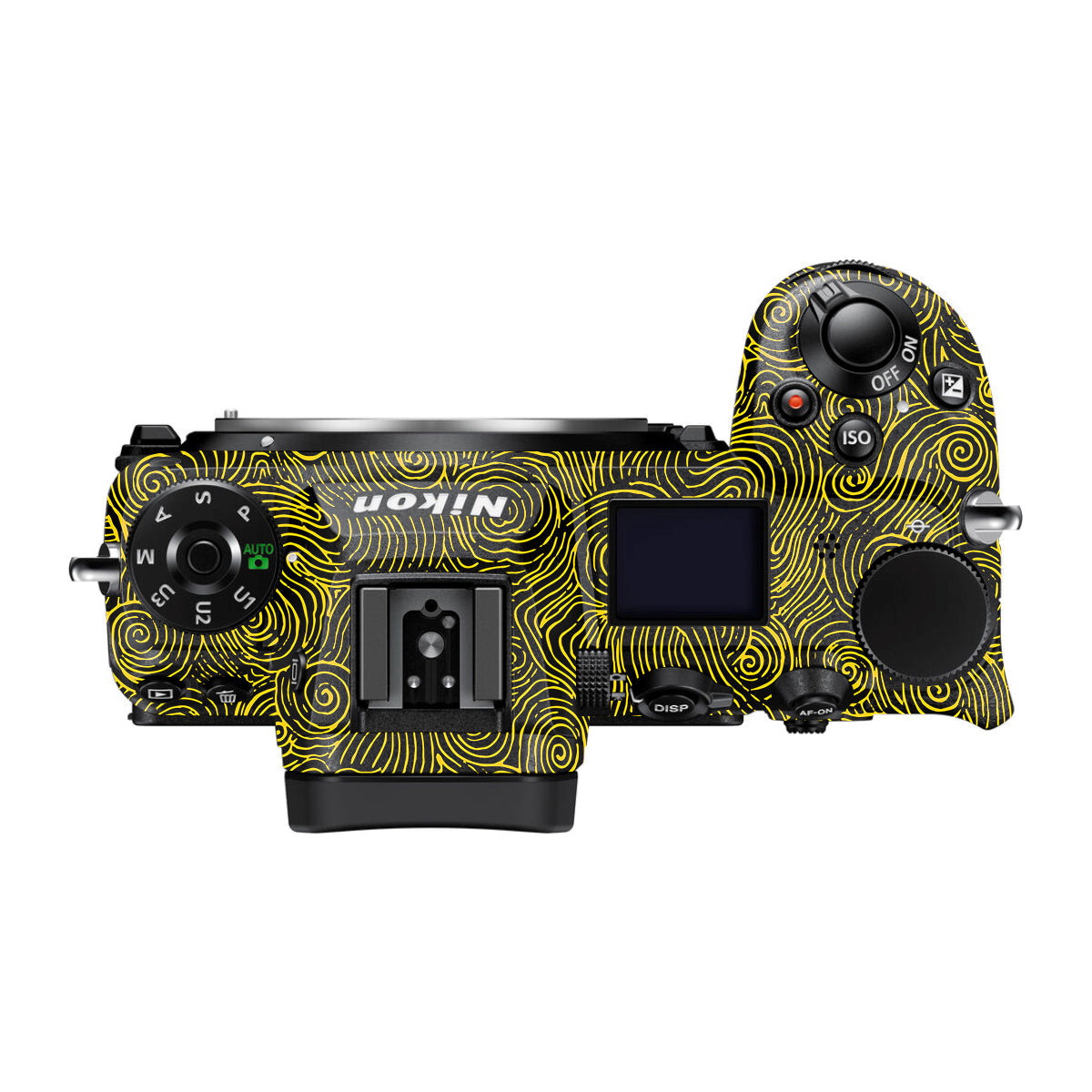 Yellow Spirals Nikon Z6 II Camera Skin