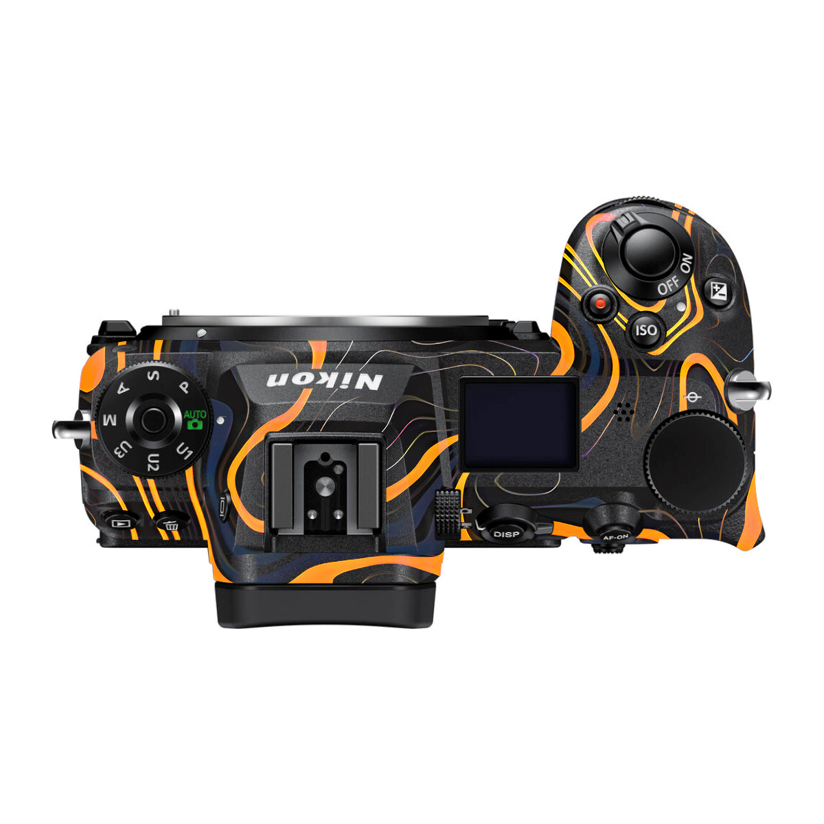 Amber Topographic Waves Nikon Z7 Camera Skin