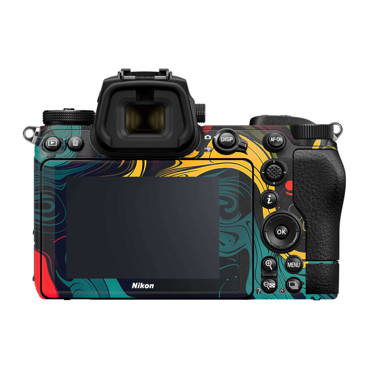 Psychedelic Color Swirl Nikon Z7 Camera Skin