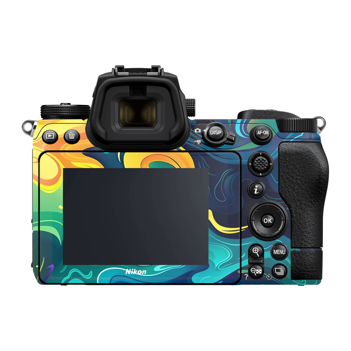 Rainbow Liquid Fusion Nikon Z7 Camera Skin