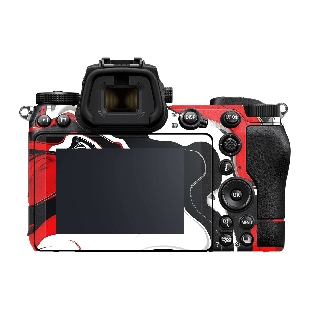 Scarlet and White Motion Nikon Z7 II Camera Skin