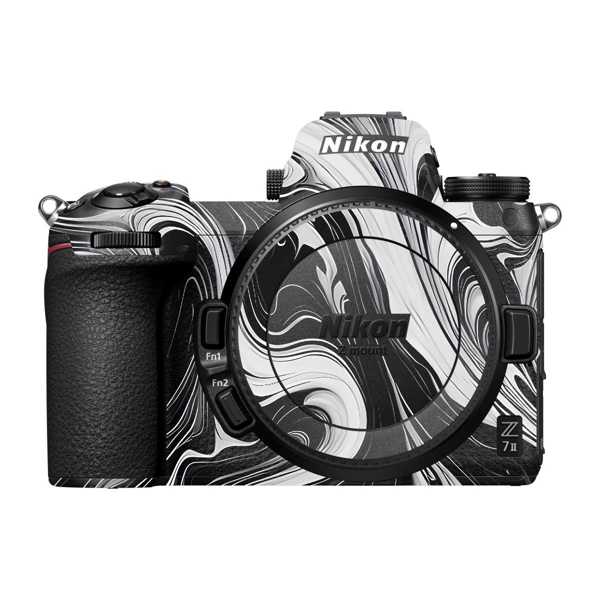 Black and White Marble Nikon Z7 II Camera Skin