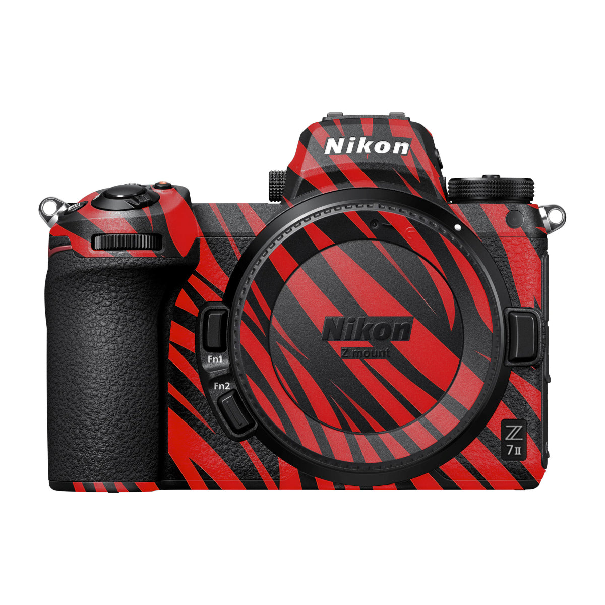 Red and Black Stripes Nikon Z7 II Camera Skin