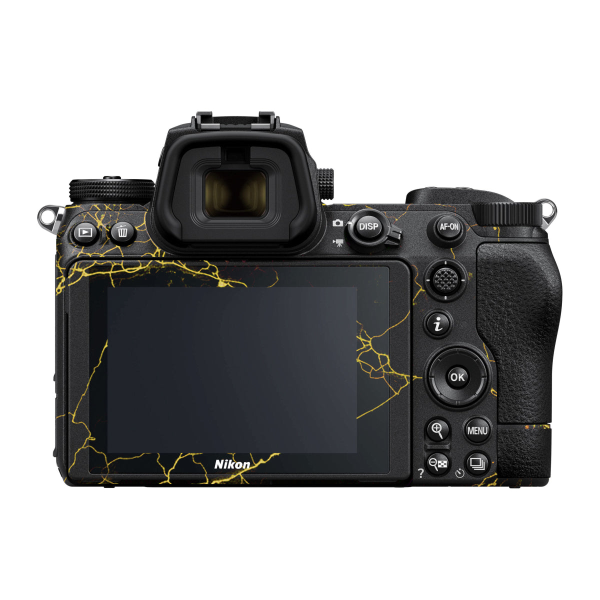 Electric Gold Veins Nikon Z7 II Camera Skin