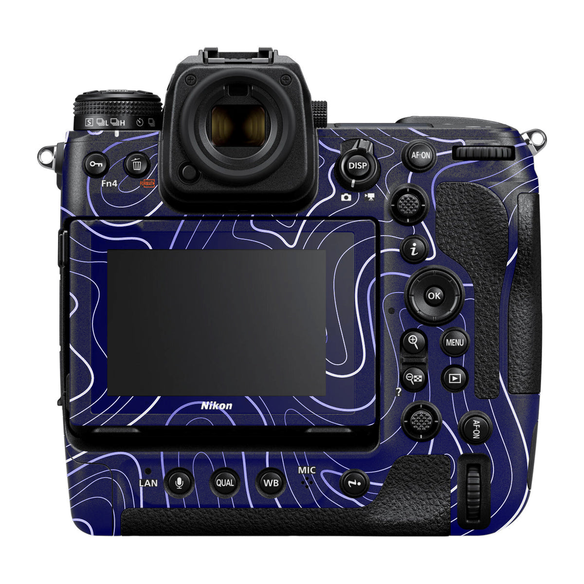 Deep Blue Contour Nikon Z9 Camera Skin