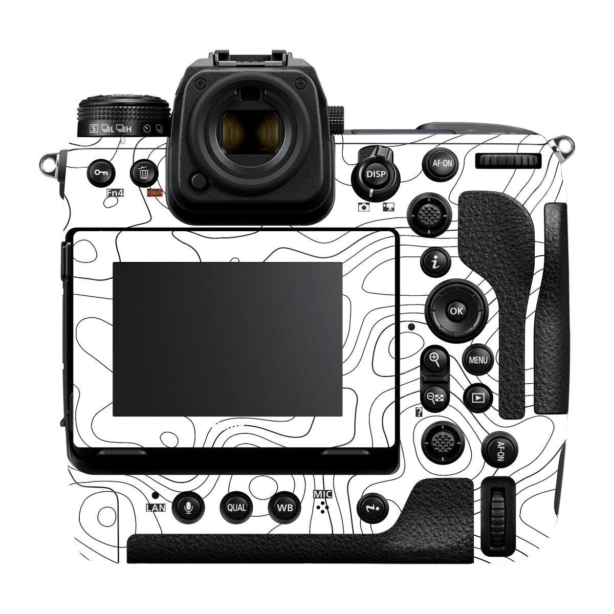 White Contour Design Nikon Z9 Camera Skin