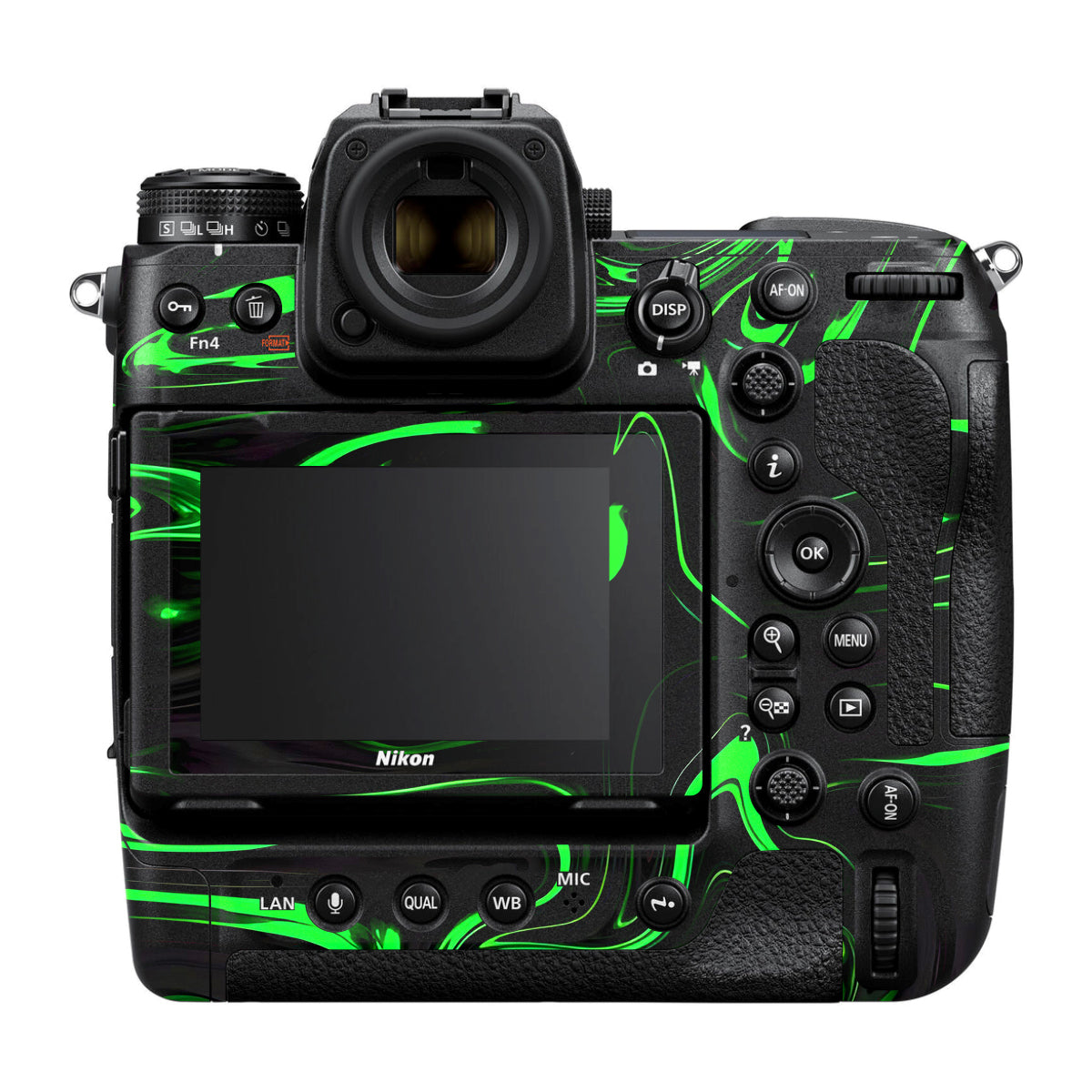 Green Liquid Pattern Nikon Z9 Camera Skin