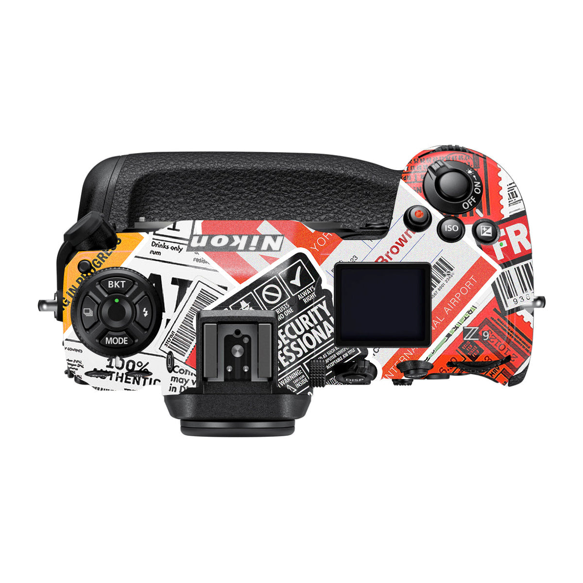 Tech Aesthetic Sticker Collage Nikon Z9 Camera Skin