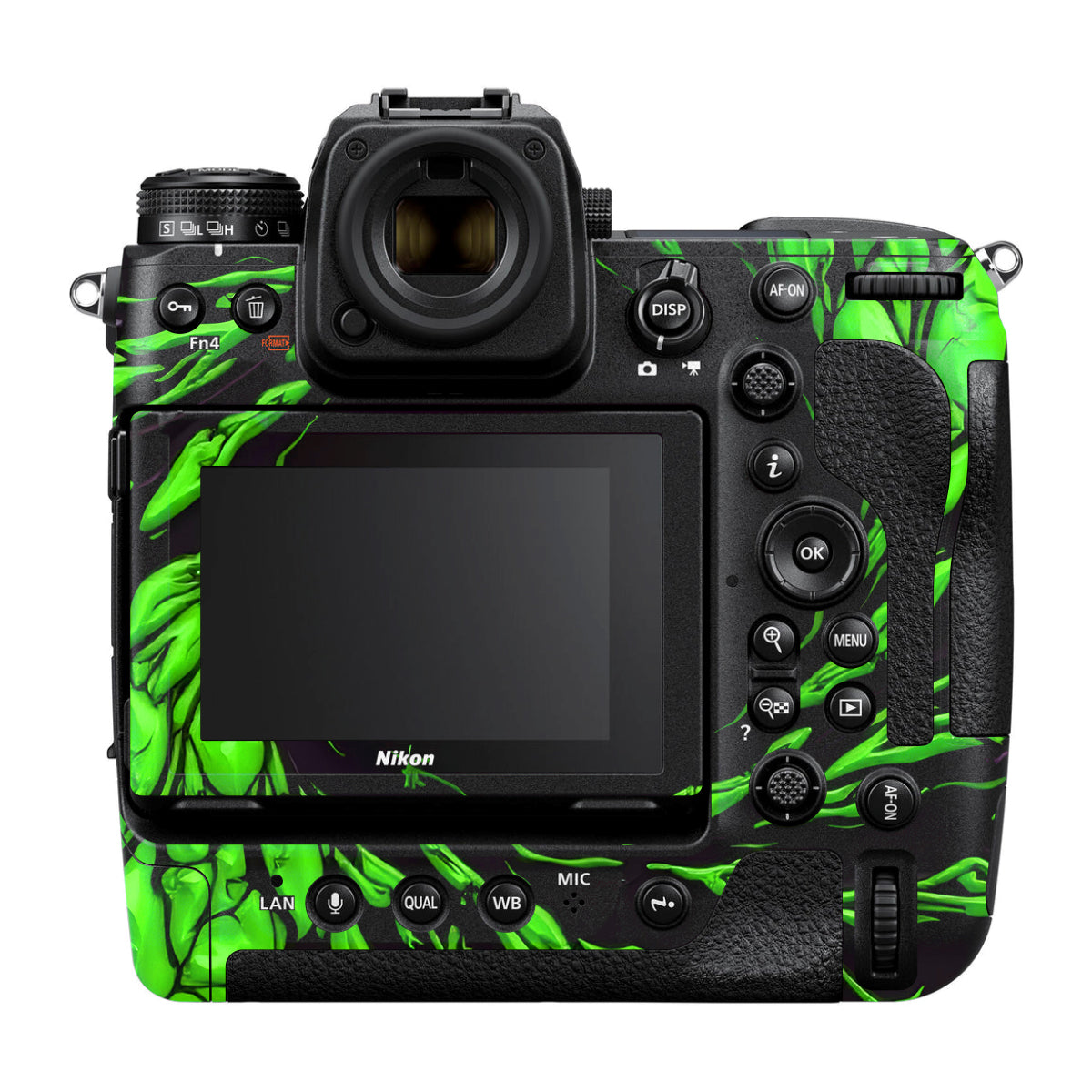 Venom Green Nikon Z9 Camera Skin